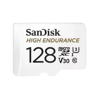 High endurance UHS-I microSD 128GB front image